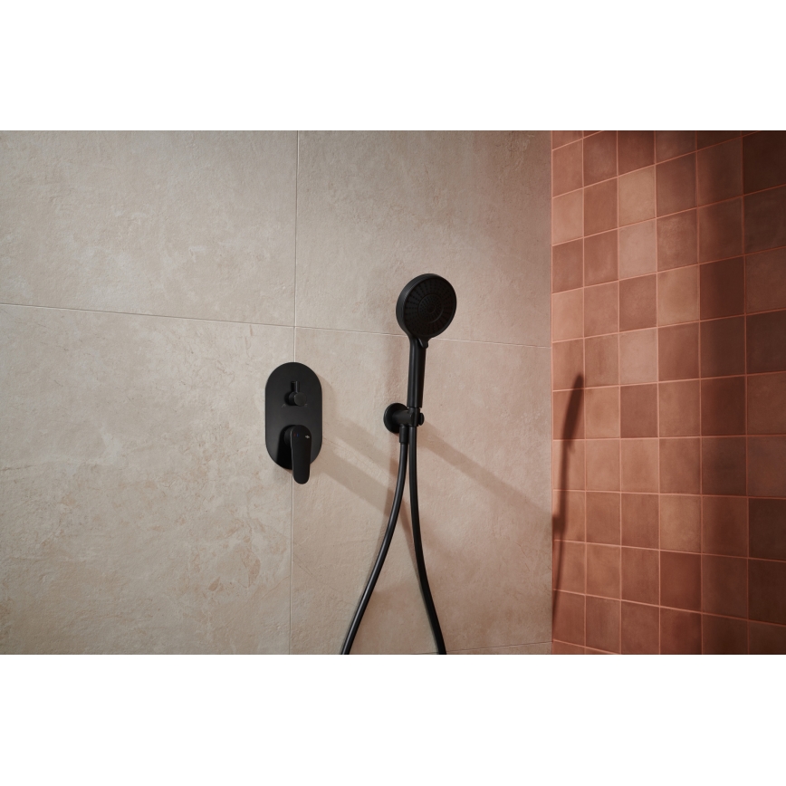 KFA Armatura 5559-501-81 - Душ комплект с вграден смесител OTAVA матово черен