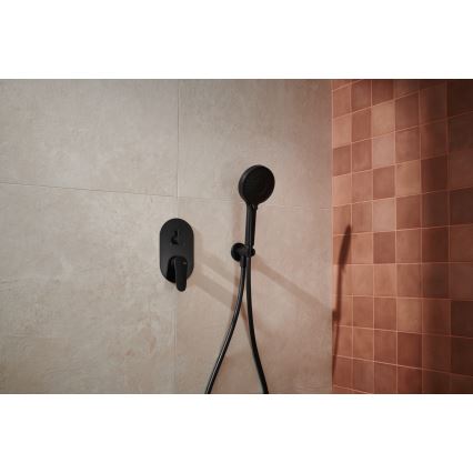 KFA Armatura 5559-501-81 - Душ комплект със скрит смесител OTAVA матов черен