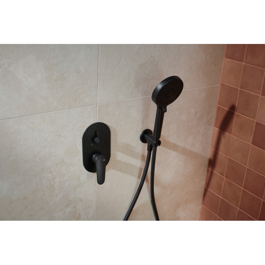 KFA Armatura 5559-501-81 - Душ комплект със скрит смесител OTAVA матов черен