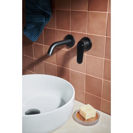 KFA Armatura 5559-810-81 - Смесител за мивка за вграждане OTAVA матово черен