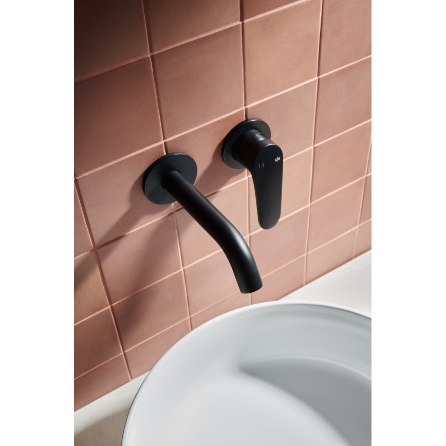 KFA Armatura 5559-810-81 - Смесител за мивка за скрит монтаж OTAVA матов черен