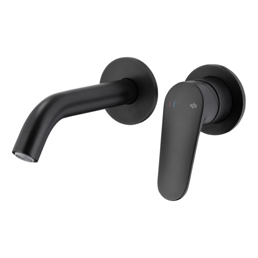 KFA Armatura 5559-810-81 - Смесител за мивка за вграждане OTAVA матово черен