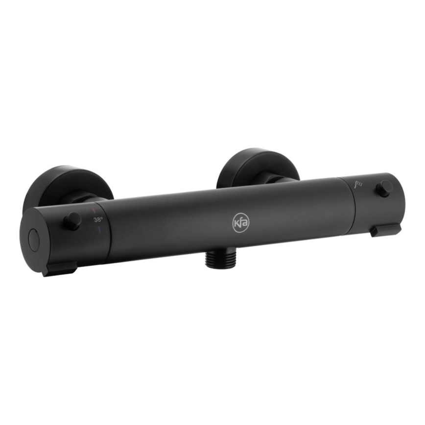KFA Armatura 5736-010-81 - Термостатичен кран за душ MOZA матов черен