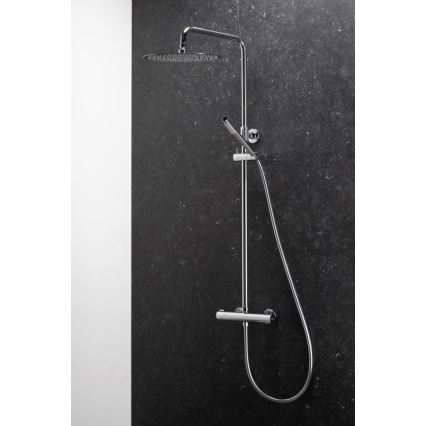 KFA Armatura 5736-920-00 - Душ комплект с термостатичен смесител MOZA лъскав хром