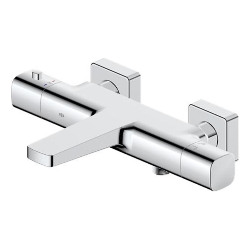 KFA Armatura 5754-010-00 - Термостатичен смесител за вана MALAGA, лъскав хром