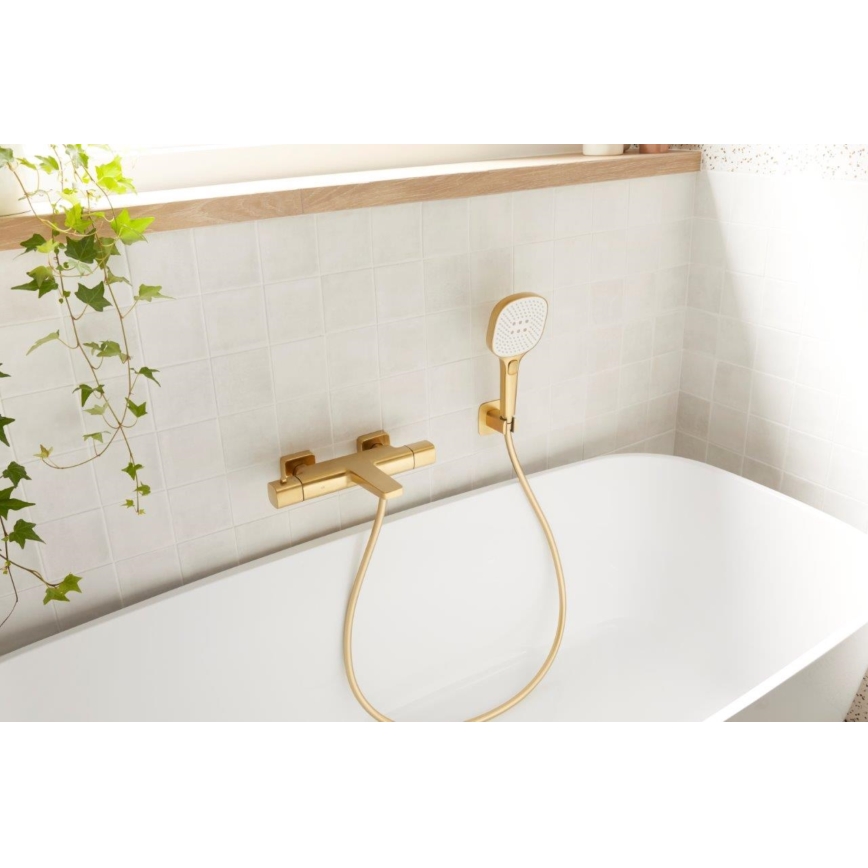 KFA Armatura 5754-010-31 - Термостатичен смесител за вана MALAGA с четкано златно покритие