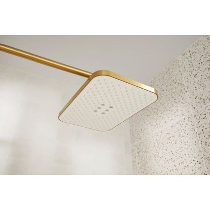 KFA Armatura 5756-910-31 - Душ комплект с термостатен смесител MALAGA, четкано злато