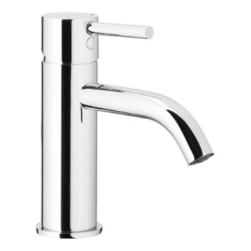 KFA Armatura 5822-815-00 - Кран за мивка + сифон NEDA 16,5 cm лъскав хром