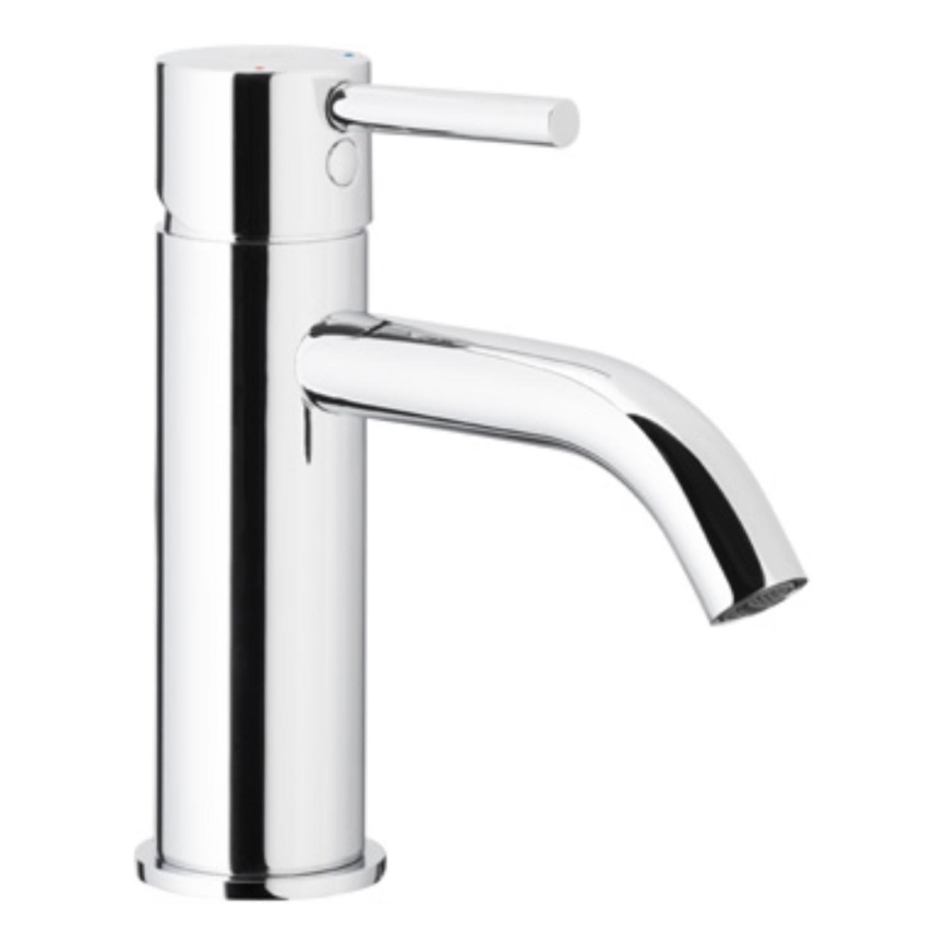 KFA Armatura 5822-815-00 - Кран за мивка + сифон NEDA 16,5 cm лъскав хром