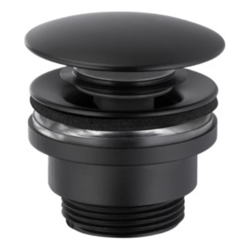 KFA Armatura 660-310-81 -Сифон за мивка CLICK-CLACK Ø 6,6 см месинг/матов черен