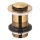 KFA Armatura 660-353-31 - Сифон за мивка без преливник CLICK-CLACK Ø 6,2 cm месинг/шлайфан златист