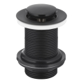 KFA Armatura 660-353-81 - Сифон за мивка без преливник CLICK-CLACK Ø 6,2 см месинг/матов черен