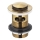 KFA Armatura 660-354-31 - Мивка сифон с преливник CLICK-CLACK Ø 6,2 cm месинг/шлайфан златист