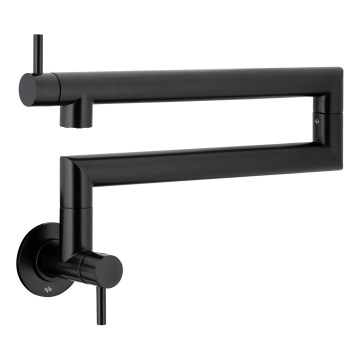 KFA Armatura 6623-030-81 - Кухненски смесител със сглобка DUERO POT FILLER неръждаем/матов черен