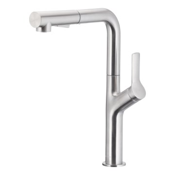 KFA Armatura 6623-220-22 - Кран за мивка с издърпваща се пръскачка DUERO DESIGN неръждаем