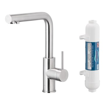 KFA Armatura 6623-912-22 - Кран за филтрирана вода DUERO PURE неръждаем + филтър