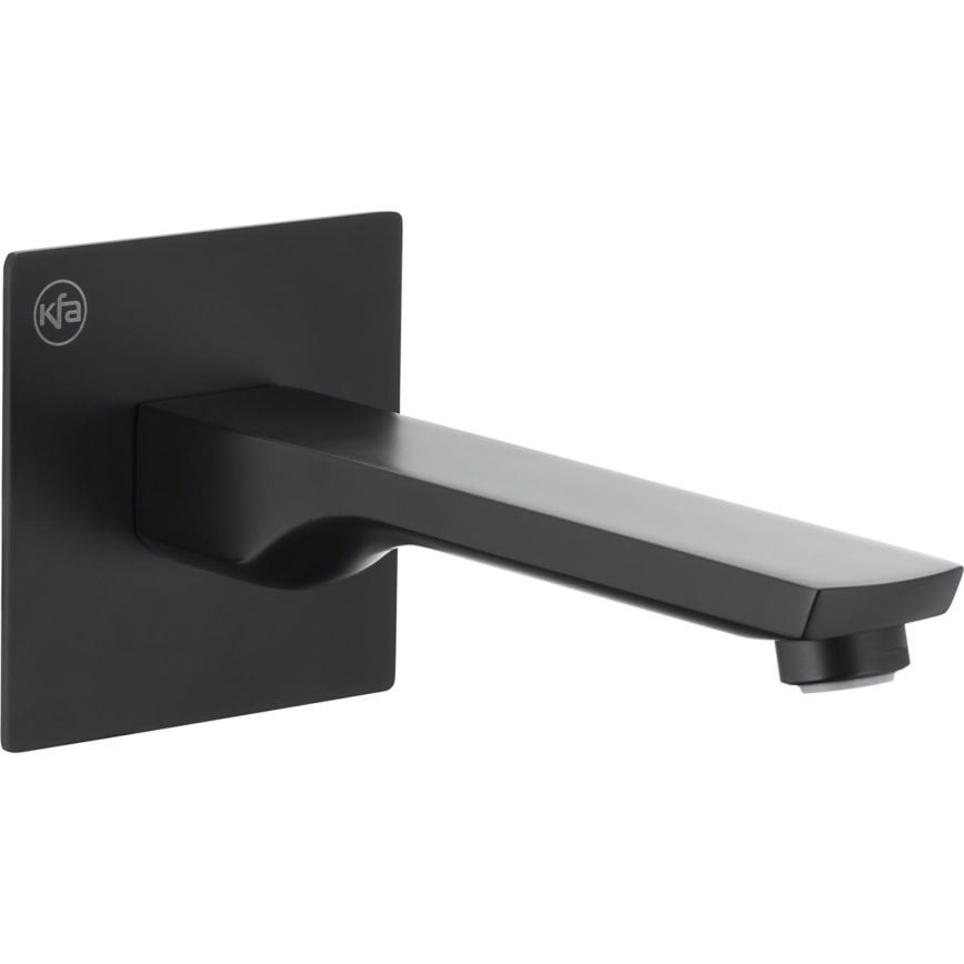 KFA Armatura 836-002-81 - Чучур за вграждане MOKAIT месинг/матов черен