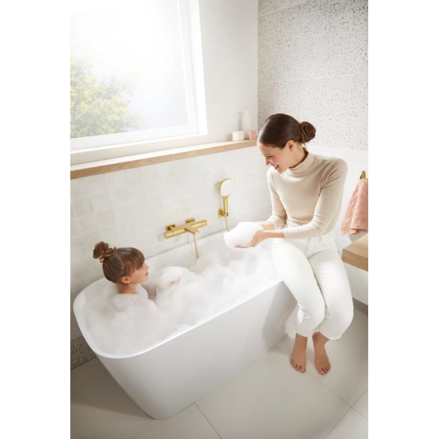 KFA Armatura 841-255-31 - Комплект за душ MALAGA с четкано златно покритие