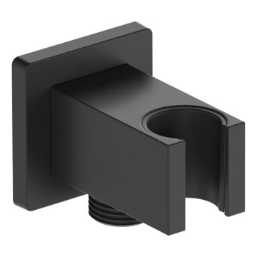 KFA Armatura 845-051-81 - Ъглова стойка за душ с извод за вода LOGON месинг/матов черен