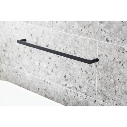 KFA Armatura 864-026-81 - Стенна закачалка за кърпи 47 см неръждаем/матов черен