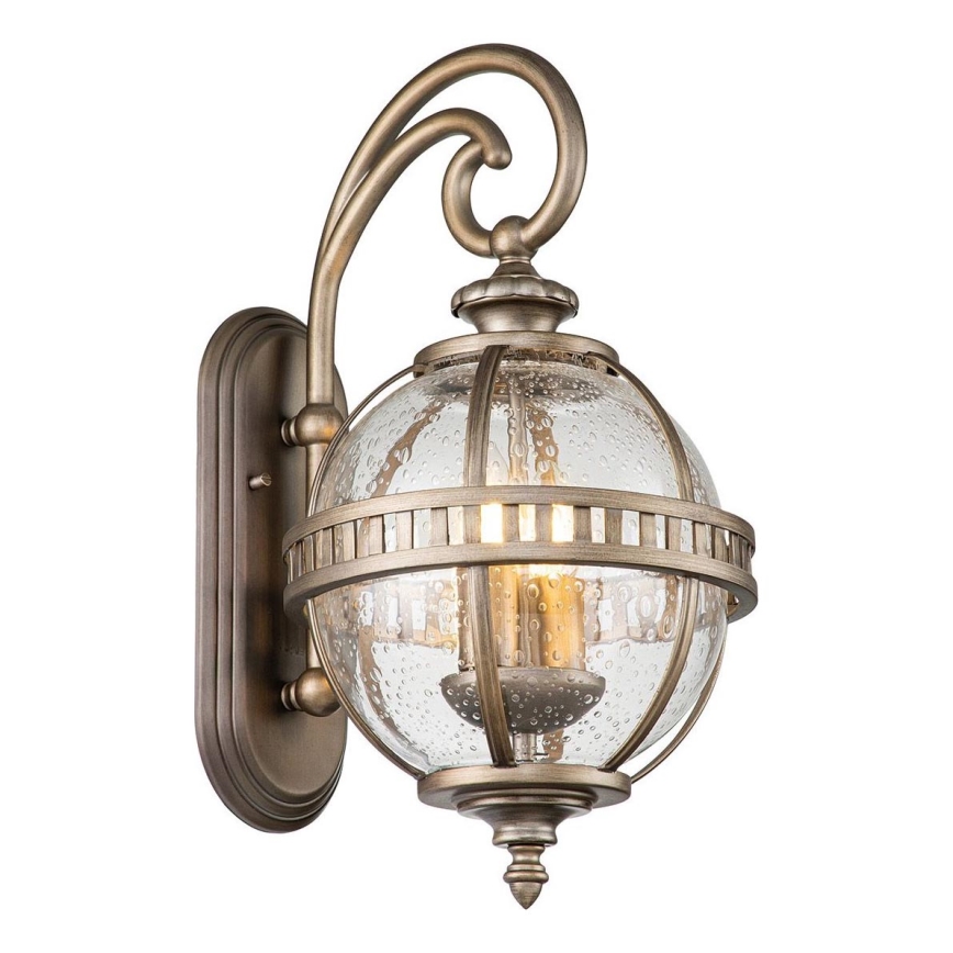Kichler - Екстериорен аплик HALLERON 2xE14/40W/230V IP44