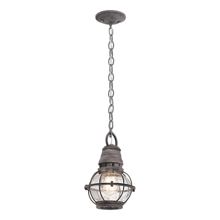Kichler - Екстериорен пендел BRIDGE POINT 1xE27/60W/230V IP44