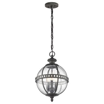 Kichler - Екстериорен пендел HALLERON 3xE14/60W/230V IP44