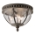 Kichler - Екстериорна лампа HALLERON 3xE14/40W/230V IP44 антрацит