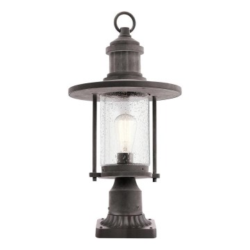 Kichler - Екстериорна лампа RIVERWOOD 1xE27/60W/230V IP44 черен