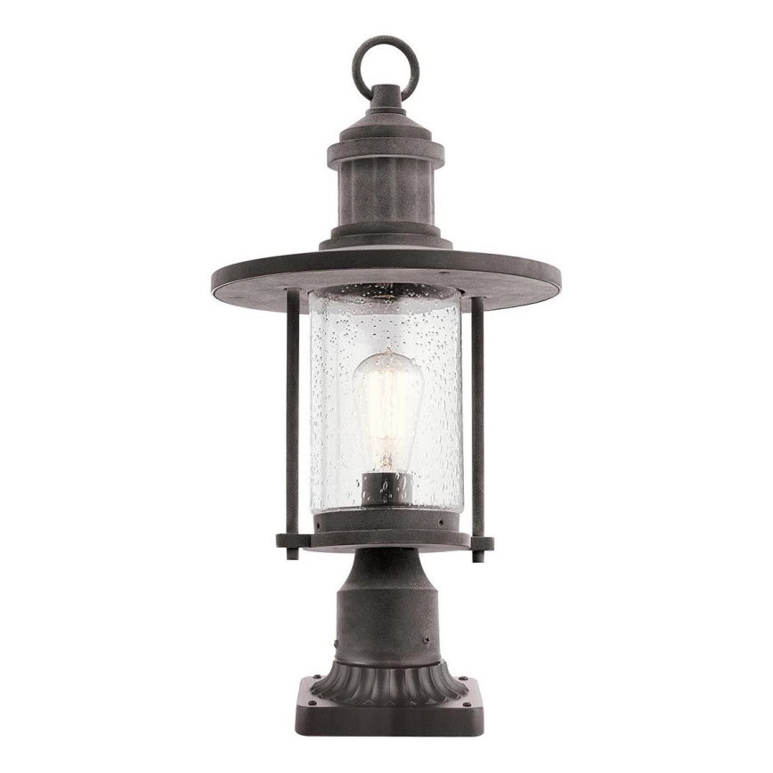 Kichler - Екстериорна лампа RIVERWOOD 1xE27/60W/230V IP44 черен