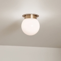 Kichler KL-ALBERS-F-G-CPZ-Таванно осветително тяло ALBERS 1xE27/40W/230V Ø20,3 cm златисто