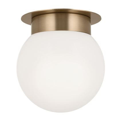 Kichler KL-ALBERS-F-G-CPZ-Таванно осветително тяло ALBERS 1xE27/40W/230V Ø20,3 cm златисто