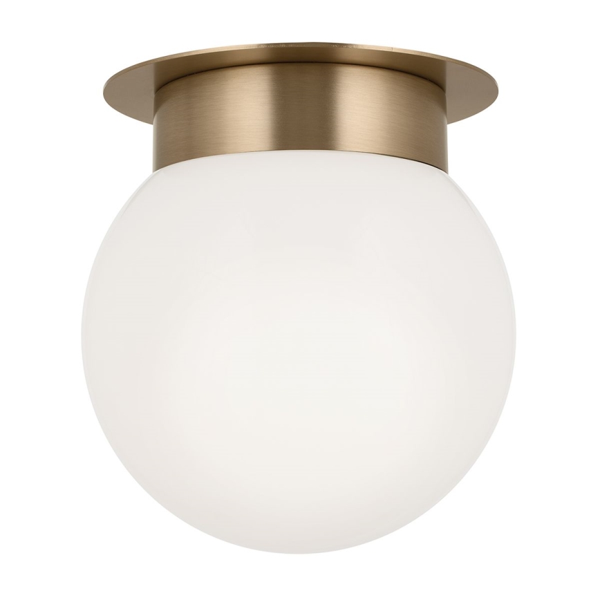 Kichler KL-ALBERS-F-G-CPZ-Таванно осветително тяло ALBERS 1xE27/40W/230V Ø20,3 cm златисто