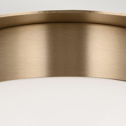 Kichler KL-ALBERS-F-G-CPZ-Таванно осветително тяло ALBERS 1xE27/40W/230V Ø20,3 cm златисто