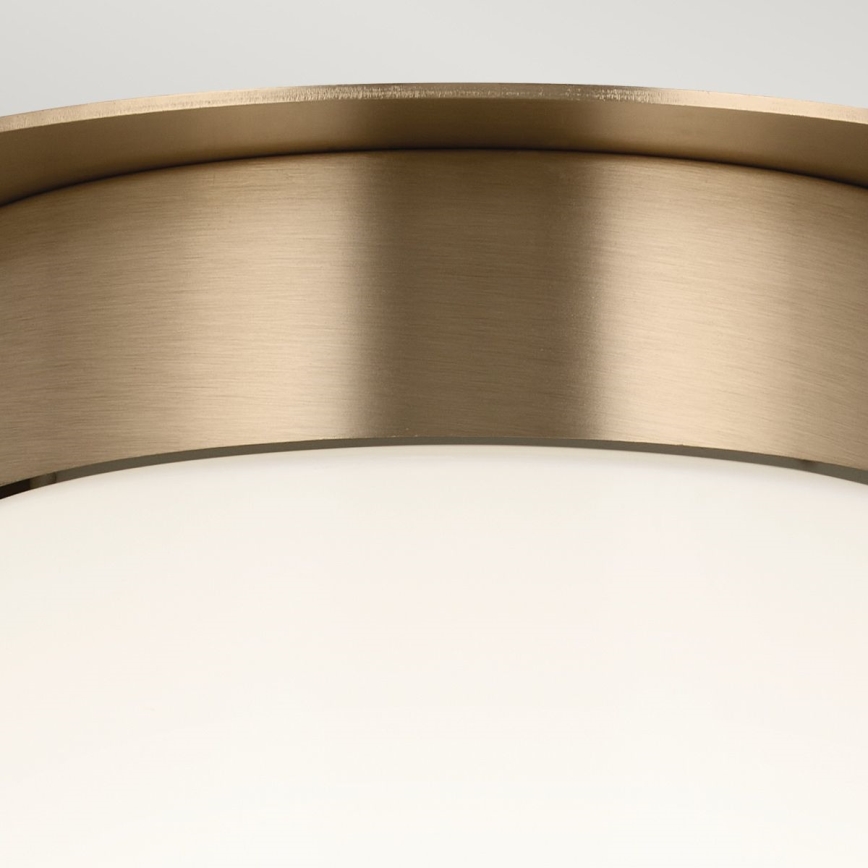 Kichler - Таванно осветително тяло ALBERS 1xE27/40W/230V Ø 21,6 см бронзово