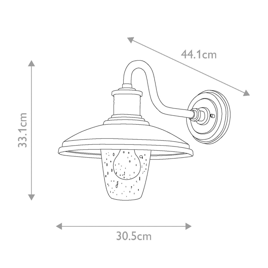 Kichler - Екстериорна лампа ALLENBURY 1xE27/40W/230V IP44