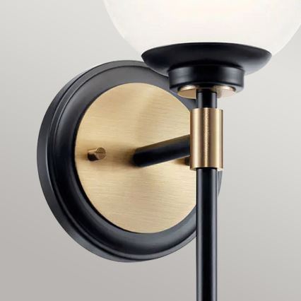 Kichler - LED стенно осветително тяло за баня BENNO 2xG9/3W/230V златно IP44