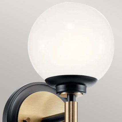Kichler - LED стенно осветително тяло за баня BENNO 2xG9/3W/230V златно IP44