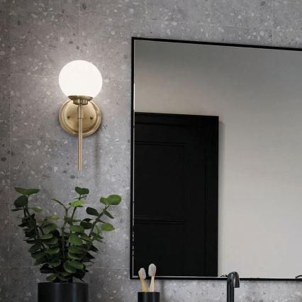 Kichler - LED Аплик за баня BENNO 1xG9/3W/230V IP44 месинг