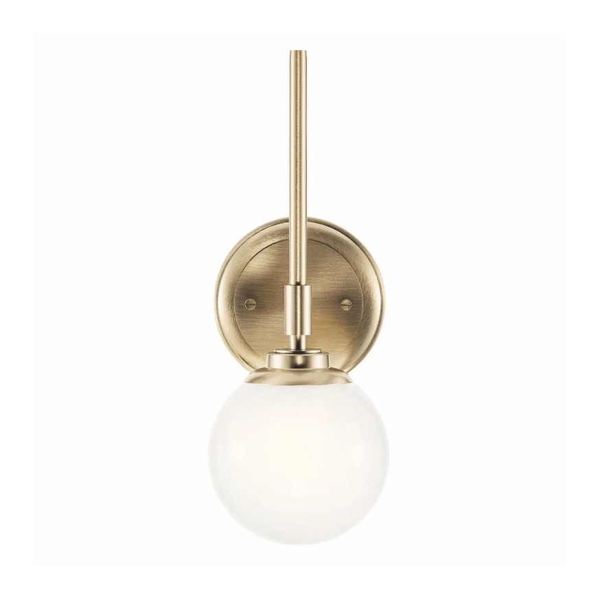 Kichler - LED Аплик за баня BENNO 1xG9/3W/230V IP44 месинг