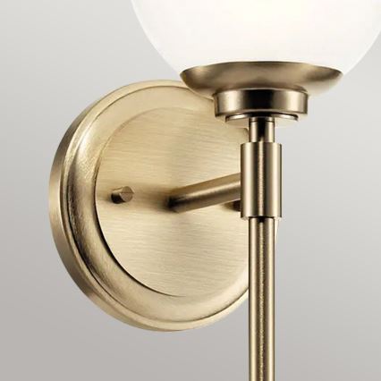 Kichler - LED Аплик за баня BENNO 1xG9/3W/230V IP44 месинг
