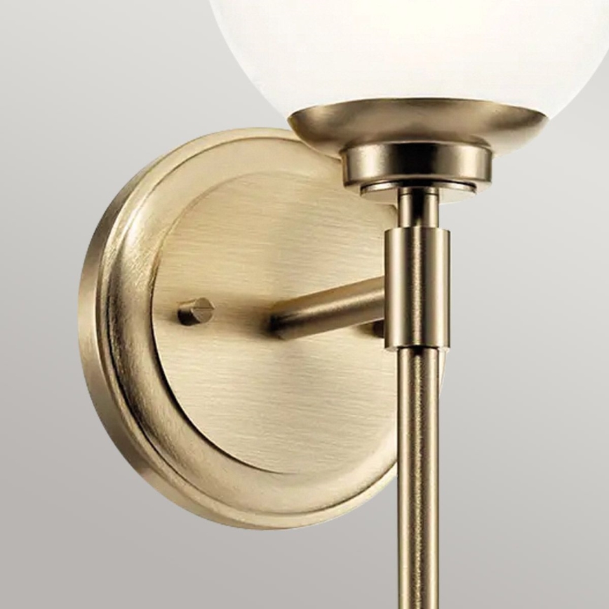 Kichler - LED Аплик за баня BENNO 1xG9/3W/230V IP44 месинг