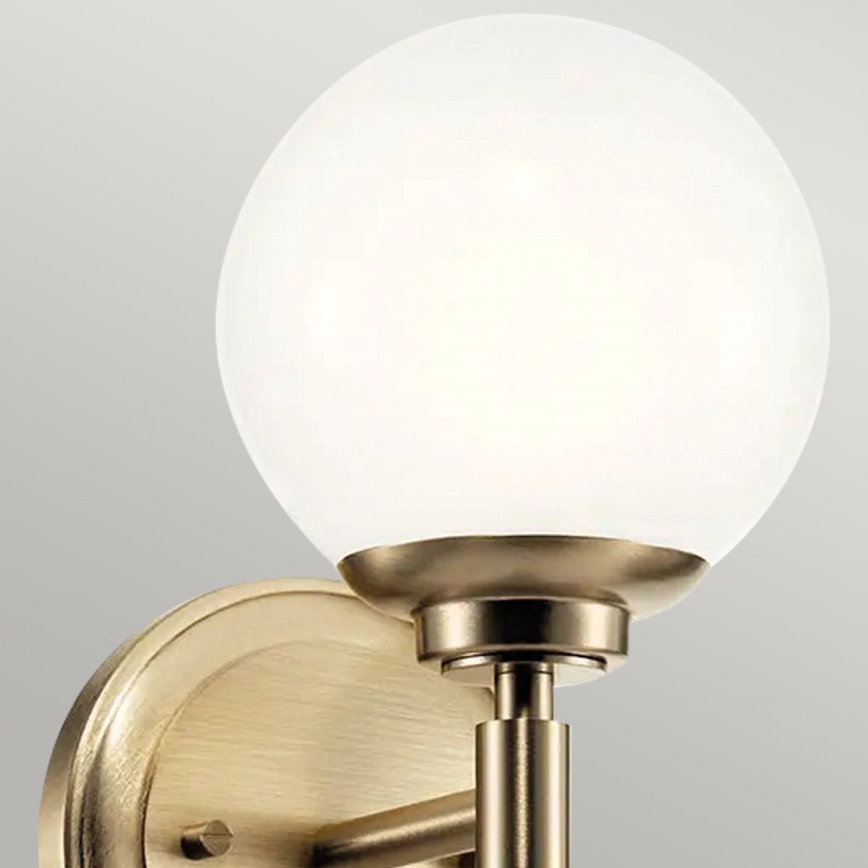 Kichler - LED Аплик за баня BENNO 1xG9/3W/230V IP44 месинг