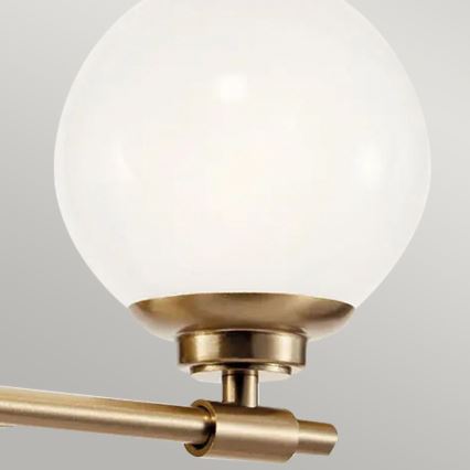 Kichler - LED Аплик за баня BENNO 2xG9/3W/230V IP44 месинг