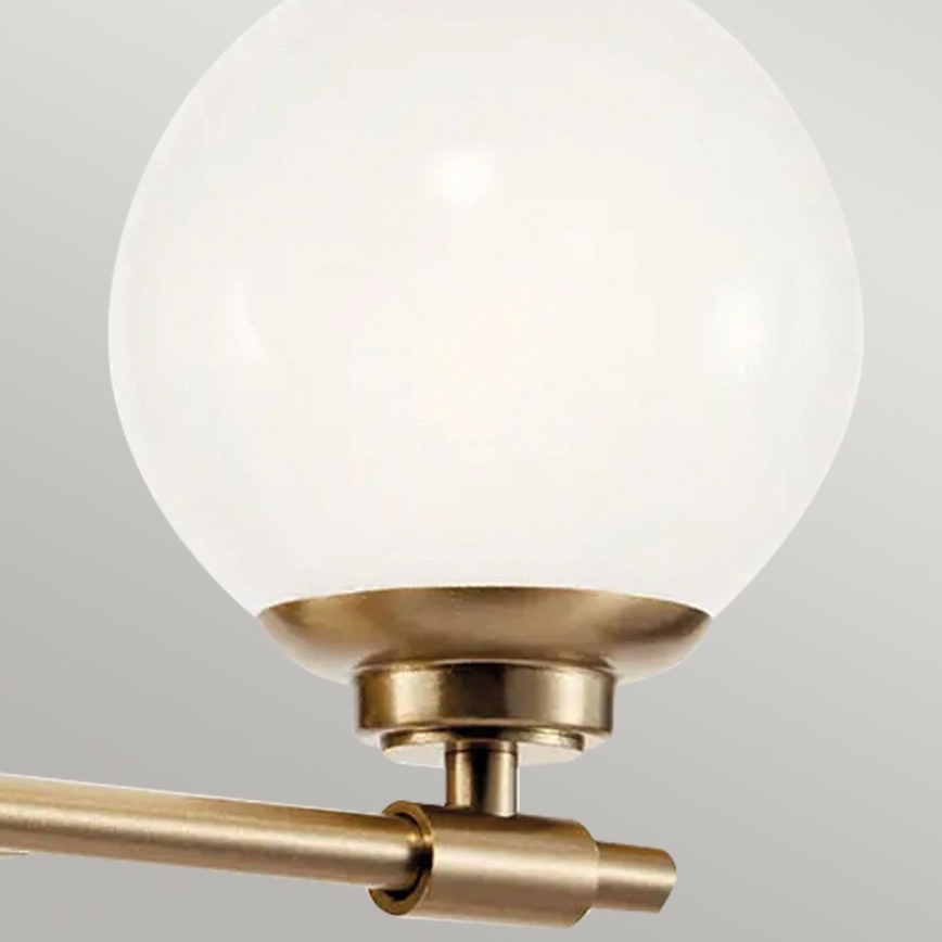 Kichler - LED Аплик за баня BENNO 2xG9/3W/230V IP44 месинг