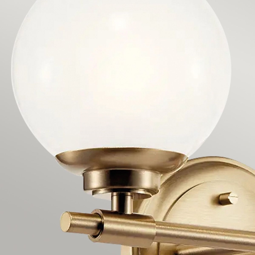 Kichler - LED Аплик за баня BENNO 2xG9/3W/230V IP44 месинг