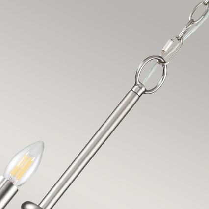 Kichler - Полилей на верига CAPITOL HILL 12xE14/40W/230V матов хром