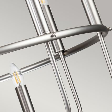 Kichler - Полилей на верига CAPITOL HILL 12xE14/40W/230V матов хром