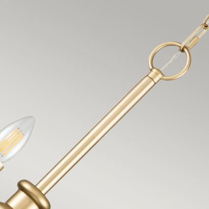 Kichler - Полилей на верига. CAPITOL HILL 12xE14/40W/230V златен