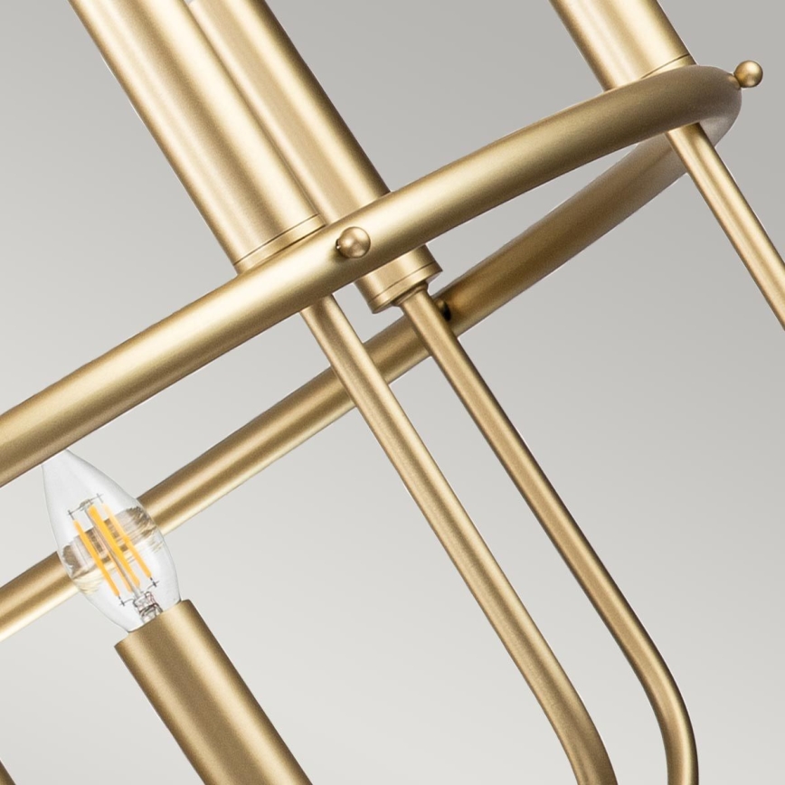 Kichler - Полилей на верига. CAPITOL HILL 12xE14/40W/230V златен